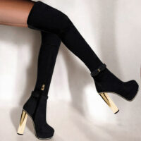 Platform Bow Over-knee